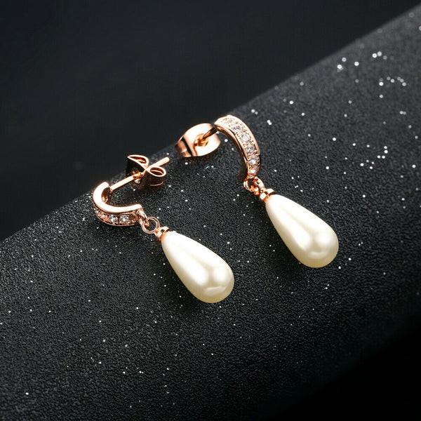 Damen Ohrstecker Rosegold Damenschmuck