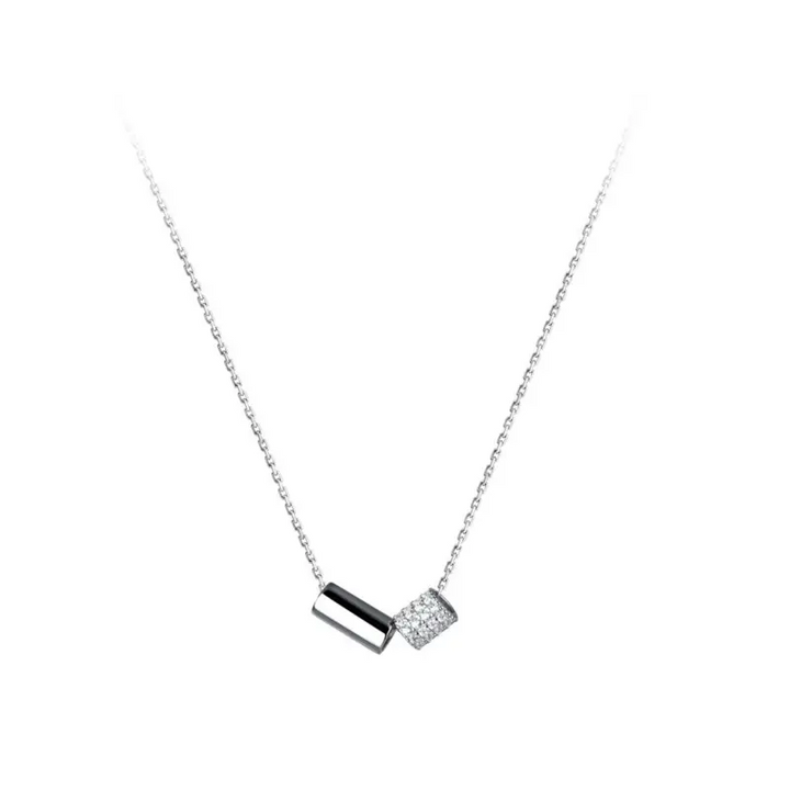 Halskette mit Anhänger Sterling Silber 925 mit Zirkonia - Vipfashion797