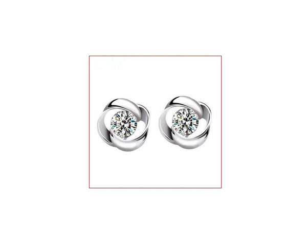 Ohrstecker Zirkonia Silber 925 Damen Mädchen Kinder Ohrringe