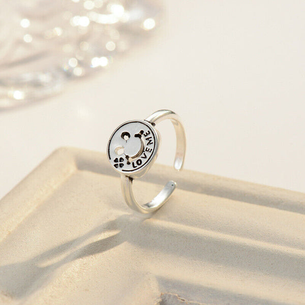 Ring Smail Silber 925 Love me größenverstellbar 51-55 - Vipfashion797