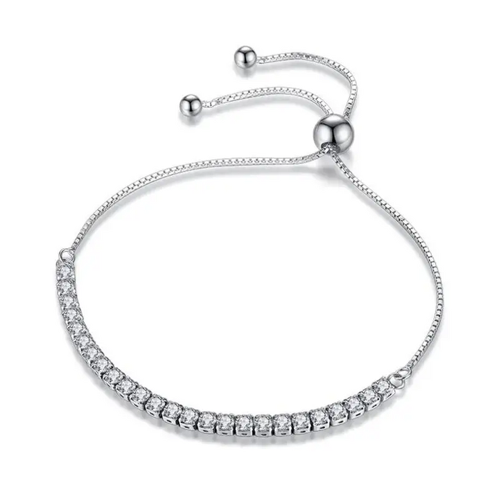 Armband Sterling Silber 925 Zirkonia Damen Armkette - Vipfashion797