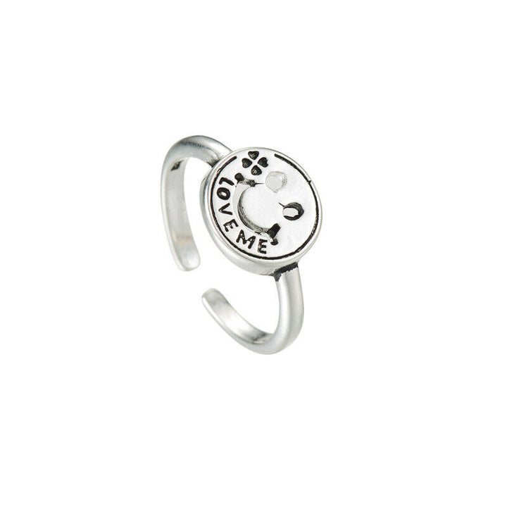 Ring Smail Silber 925 Love me größenverstellbar 51-55 - Vipfashion797