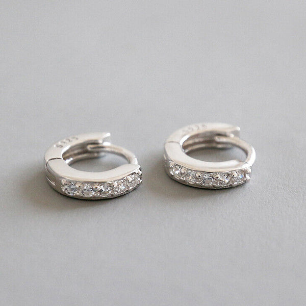 Kleine Creole 5,5mm Sterlingsilber 925 Damen Ohrringe Hochwertige Qualität - Vipfashion797