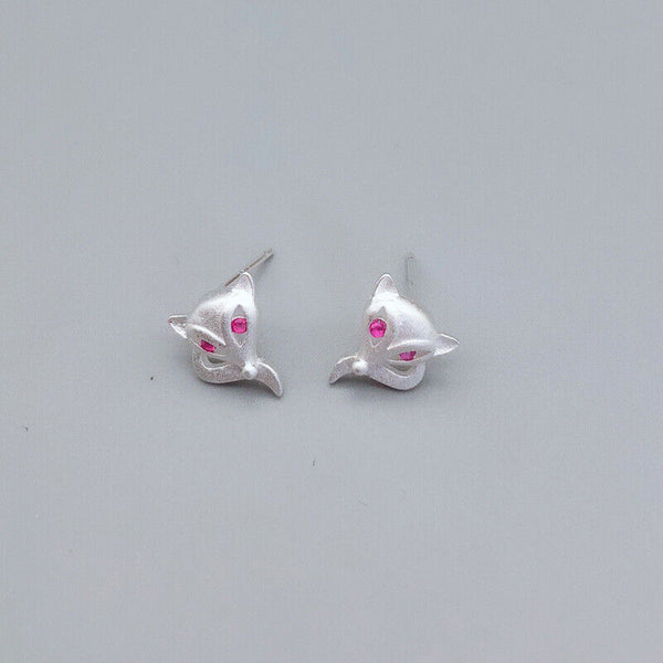 Fuchs Ohrstecker Silber 925 Damen Mädchen Ohrringe