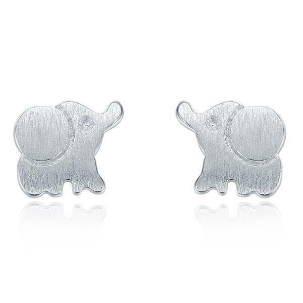 Mini Elefant Ohrstecker echt Silber 925 Damen Ohrringe
