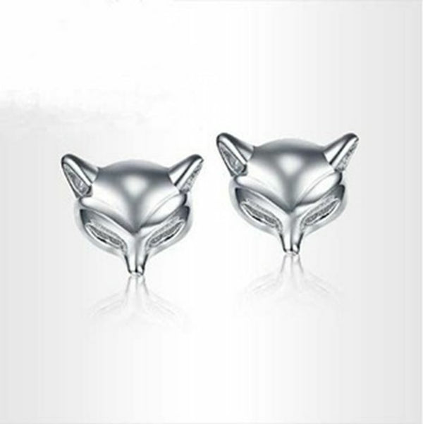 Ohrstecker Wolf Sterlingsilber 925 Damen Mädchen Ohrringe