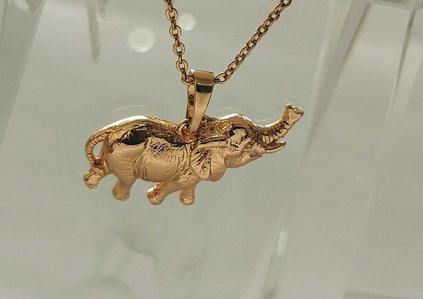 Anhänger (Glücksbringer Elefant) 18k  Goldfarben Geschenk Top****