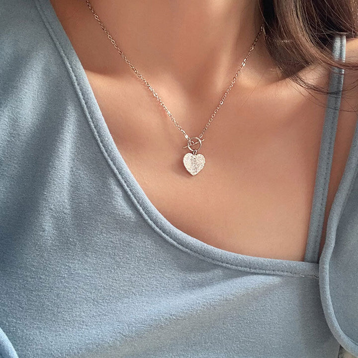 Halskette Herz Sterling Silber 925 Liebe Damen Mädchen Kette - Vipfashion797