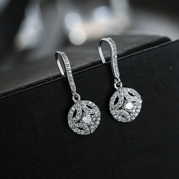 Ohrhänger Silber 925 Zirkonia Damen Ohrringe